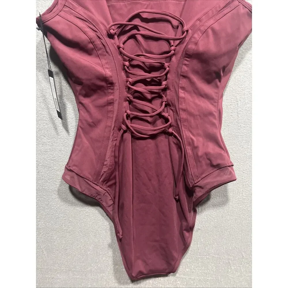TA3 Surfy With Mesh Insert Dark Cherry Size 2X New - Picture 8 of 15
